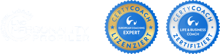 humanops certicoach Siegel für Life und Business Coach sowie European Coaching Expert und LINK Persanality Profiler